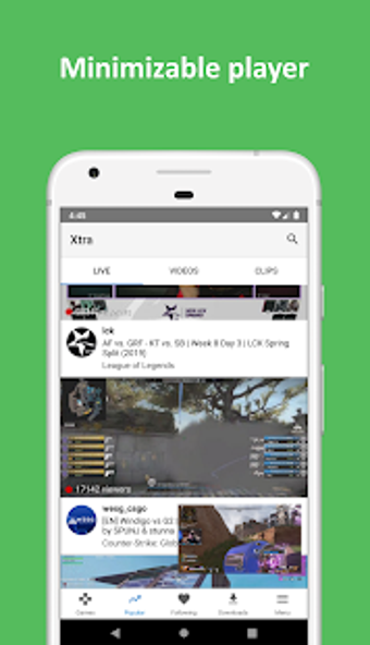 Imagen 1 para Xtra - Watch Twitch Offli…