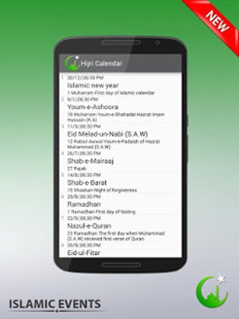 Image 1 for Hijri Calendar With Widge…