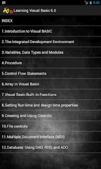 Image 0 for Learning Visual Basic 6.0