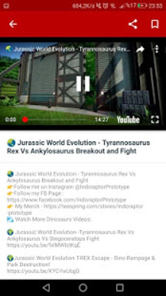 Image 0 for Indoraptor Prototype