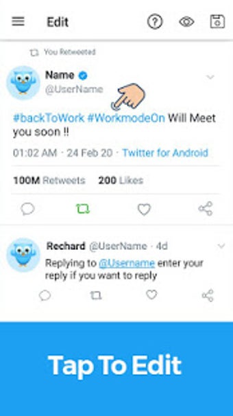 Imagen 2 para Fake Tweet - Photo Editor…