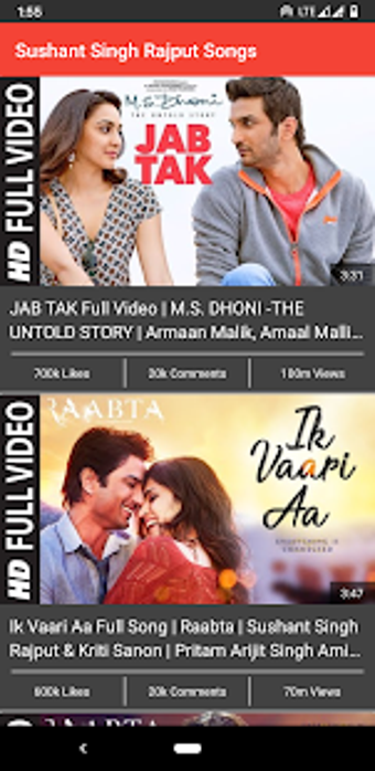 Image 2 for Sushant Singh Rajput Song…
