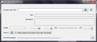 Image 0 for Crude Video Downloader