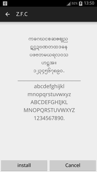 Imagen 3 para Zawgyi Font Changer