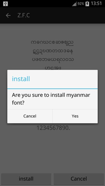 Imagen 2 para Zawgyi Font Changer
