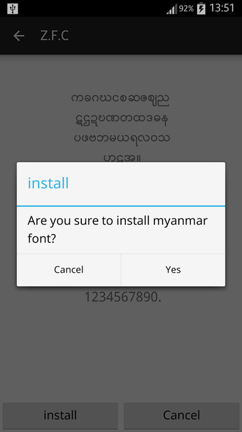 Imagen 1 para Zawgyi Font Changer