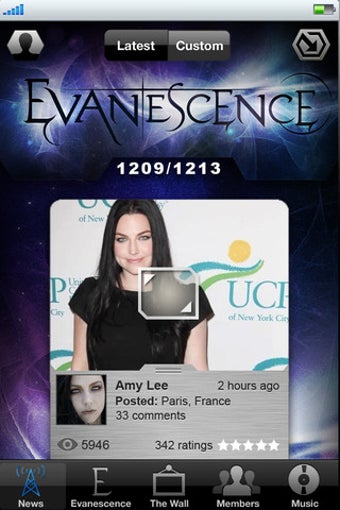 Image 2 for Evanescence: Mobile Backs…