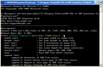 Image 0 for eePDF PCL to PDF Converte…