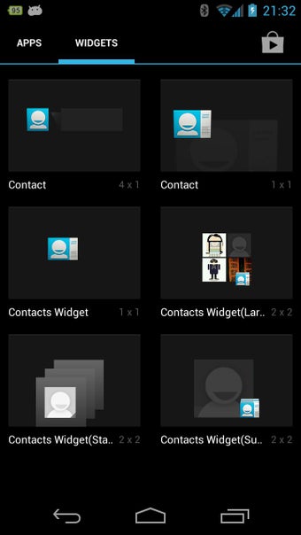 Imagen 2 para Resizable Contacts Widget…