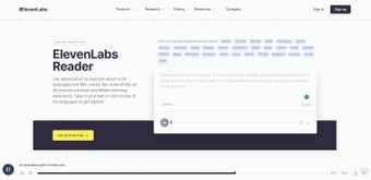 Image 0 for ElevenLabs - Text Reader
