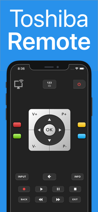 Imagen 2 para Toshy : remote for toshib…