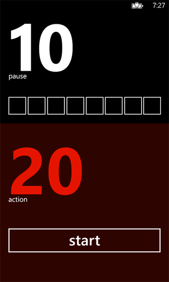 Imagen 1 para Tabata Timer for Windows …