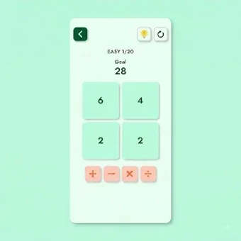 Imagen 0 para Math Equation: Brain Card…