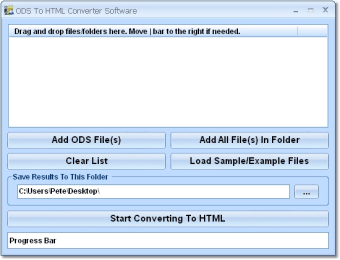 Image 0 for ODS To HTML Converter Sof…