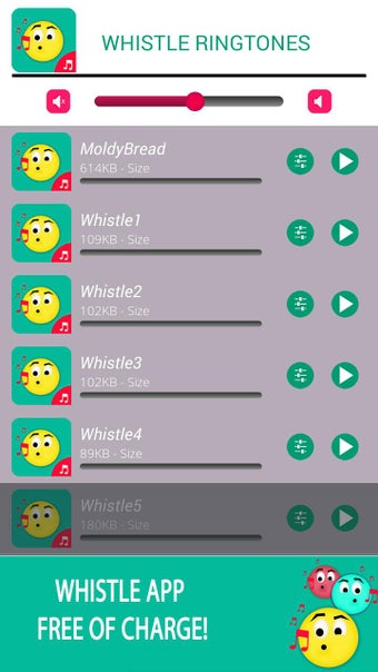 Imagen 1 para Whistle Ringtones