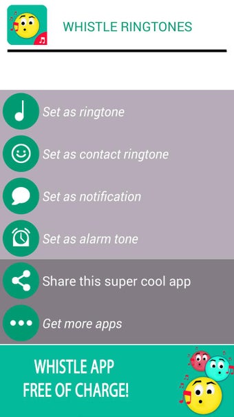Image 0 for Whistle Ringtones
