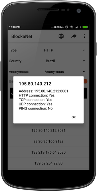 Image 3 for BlockaNet: Free Proxy Lis…