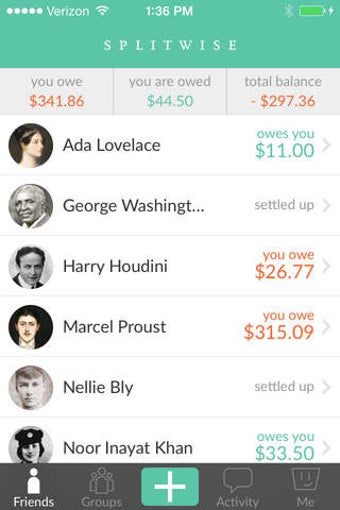 Image 0 for Splitwise - Split bills a…