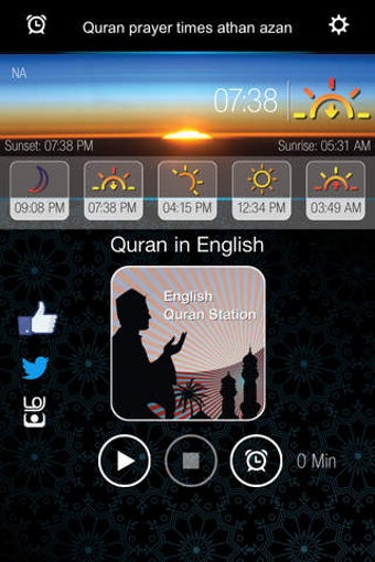 Image 0 for Quran prayer times athan …