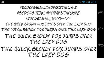 Image 1 for Fonts for FlipFont 50 Com…