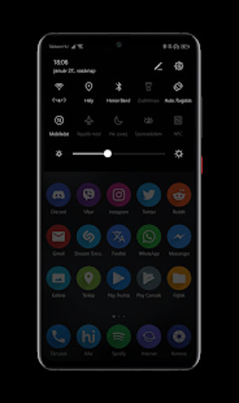 Image 2 for Black EMUI 9.1 Theme for …