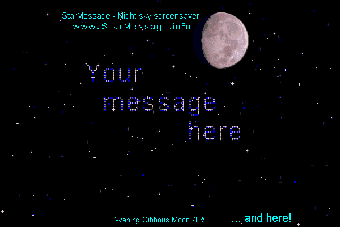 Image 0 for Star Message Screensaver