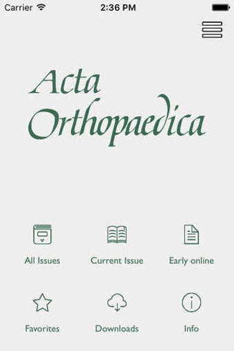 Image 0 for Acta Orthopaedica Journal