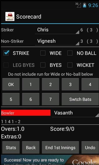 Image 0 for Best Cricket Scorer FULL