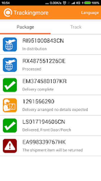 Image 0 for Trackingmore Package Trac…