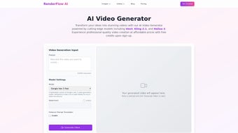 Image 0 for AI Video Generator by Ren…