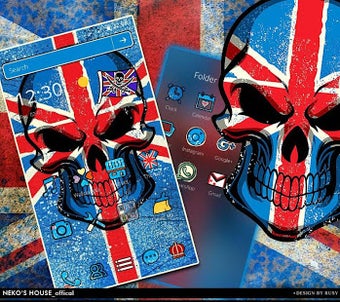 Imagen 1 para Union Jack Flag Skull The…