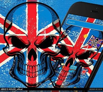 Imagen 2 para Union Jack Flag Skull The…