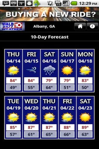 Image 1 for WALB 24/7 Weather