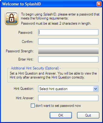 Image 0 for SplashID Windows Desktop