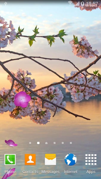 Imagen 2 para Sakura Garden Live Wallpa…
