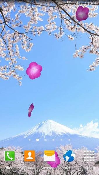 Imagen 1 para Sakura Garden Live Wallpa…