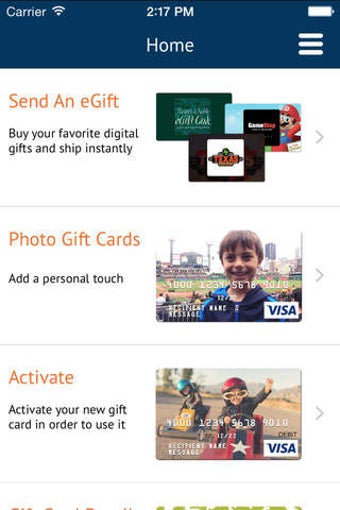 Imagen 0 para Gift Cards - Buy Visa Gif…