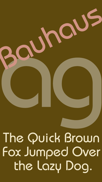 Image 1 for Bauhaus FlipFont