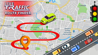 Image 1 for Live Traffic Route Finder