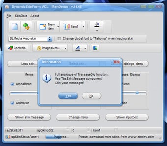 Imagen 1 para DynamicSkinForm for Delph…