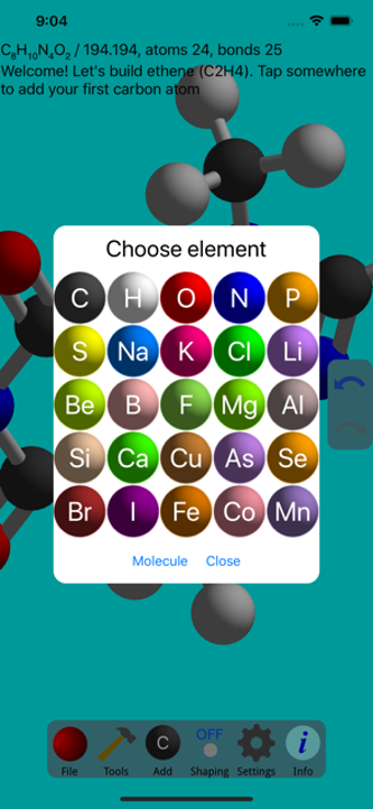 Image 0 for Molecular Constructor