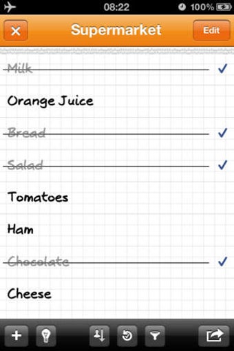 Image 0 for Shopping list Courzeo Lit…