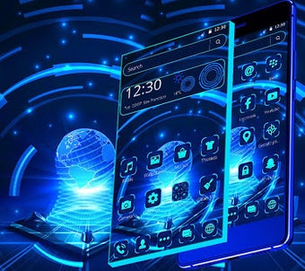 Image 2 for Blue Tech Light Theme