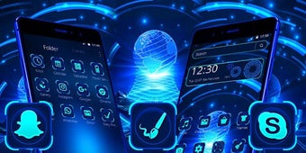 Image 3 for Blue Tech Light Theme