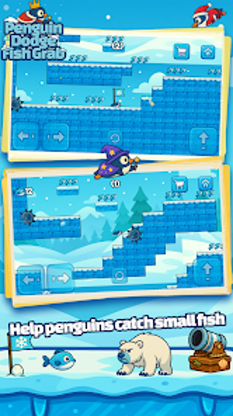 Image 0 for Penguin Dodge: Fish Grab