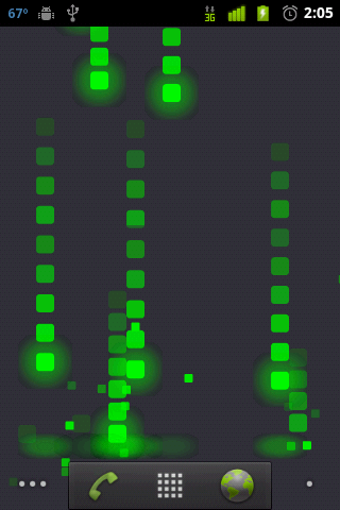 Imagen 2 para Pixel Rain Live Wallpaper