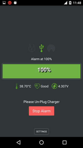 Imagen 1 para Battery Full Alarm Lite (…
