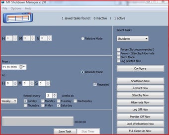Imagen 0 para MF Shutdown Manager