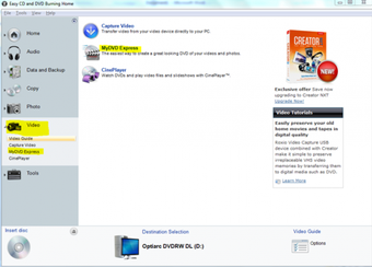 Image 0 for Roxio Easy CD & DVD Burni…