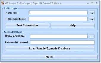 Image 0 for MS Access FoxPro Import, …